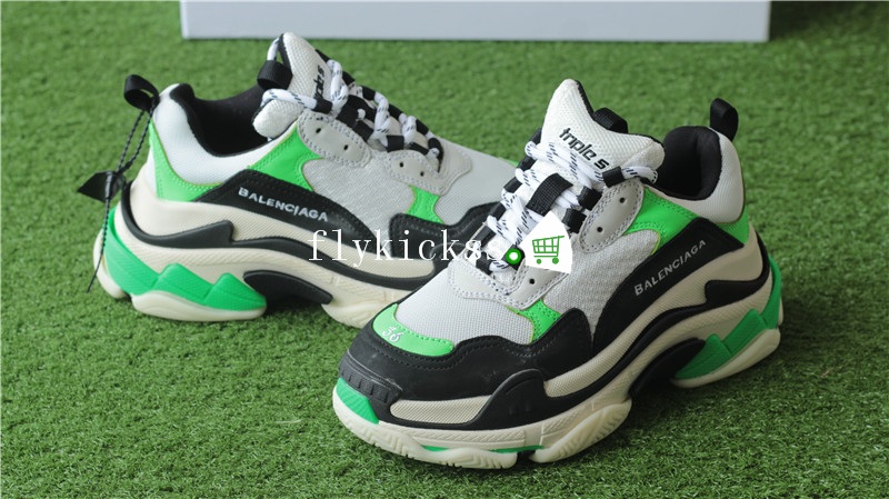 Balenciaga Triple S Mr Porter Neon Green 2018